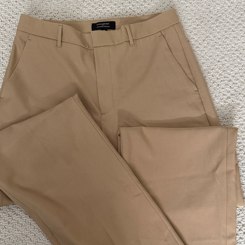 Banana Republic Women's Tan Wide Leg Pants